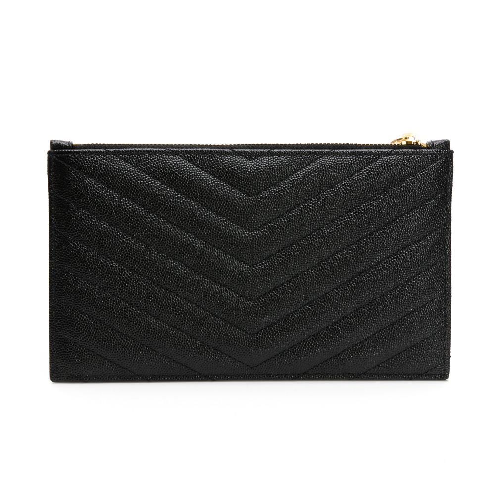 【YSL 聖羅蘭】 YSL 手拿扁長夾 (黑金)  __DVSHOP 保證正貨 台灣現貨不用等-細節圖3
