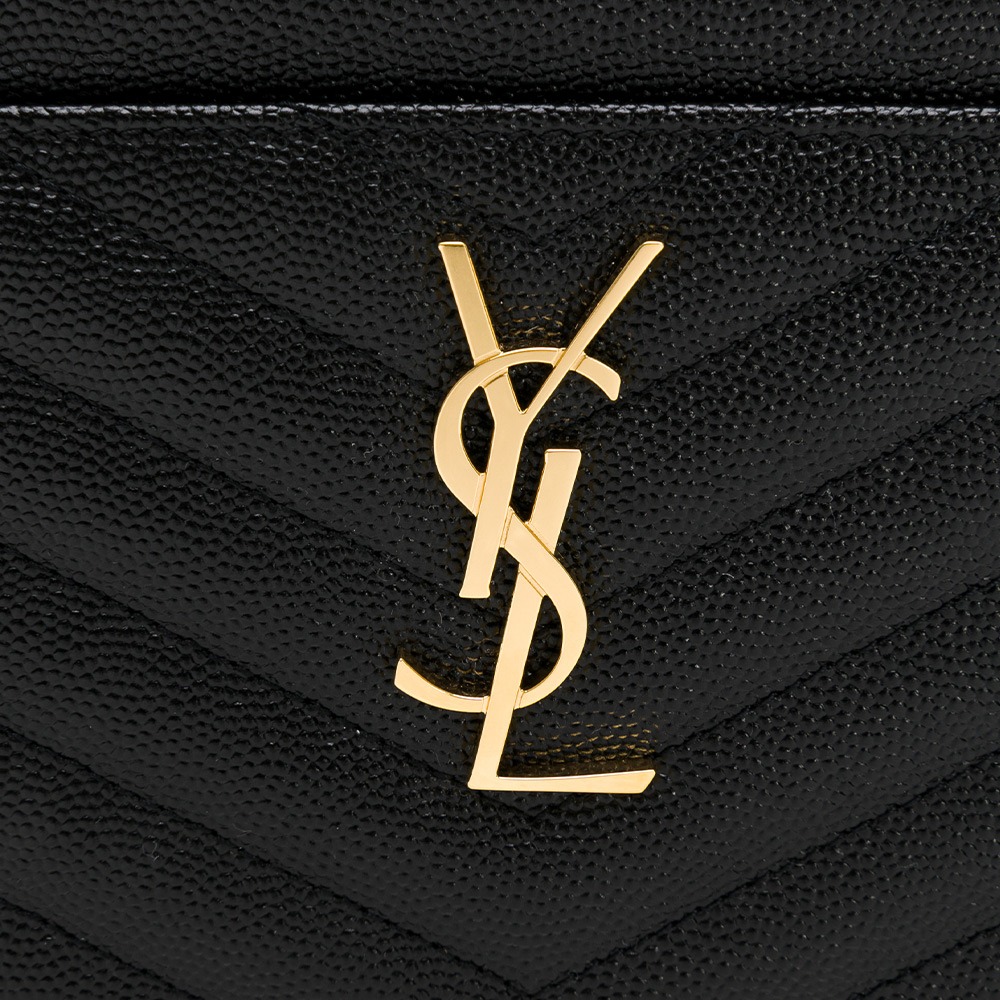 【YSL 聖羅蘭】 YSL 手拿扁長夾 (黑金)  __DVSHOP 保證正貨 台灣現貨不用等-細節圖5