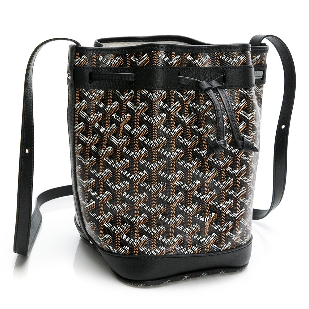 【GOYARD 高雅德】 GOYARD 老花水桶斜背包 (黑色)   __DVSHOP 保證正貨 台灣現貨不用等-細節圖2