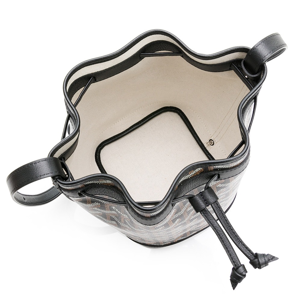 【GOYARD 高雅德】 GOYARD 老花水桶斜背包 (黑色)   __DVSHOP 保證正貨 台灣現貨不用等-細節圖4