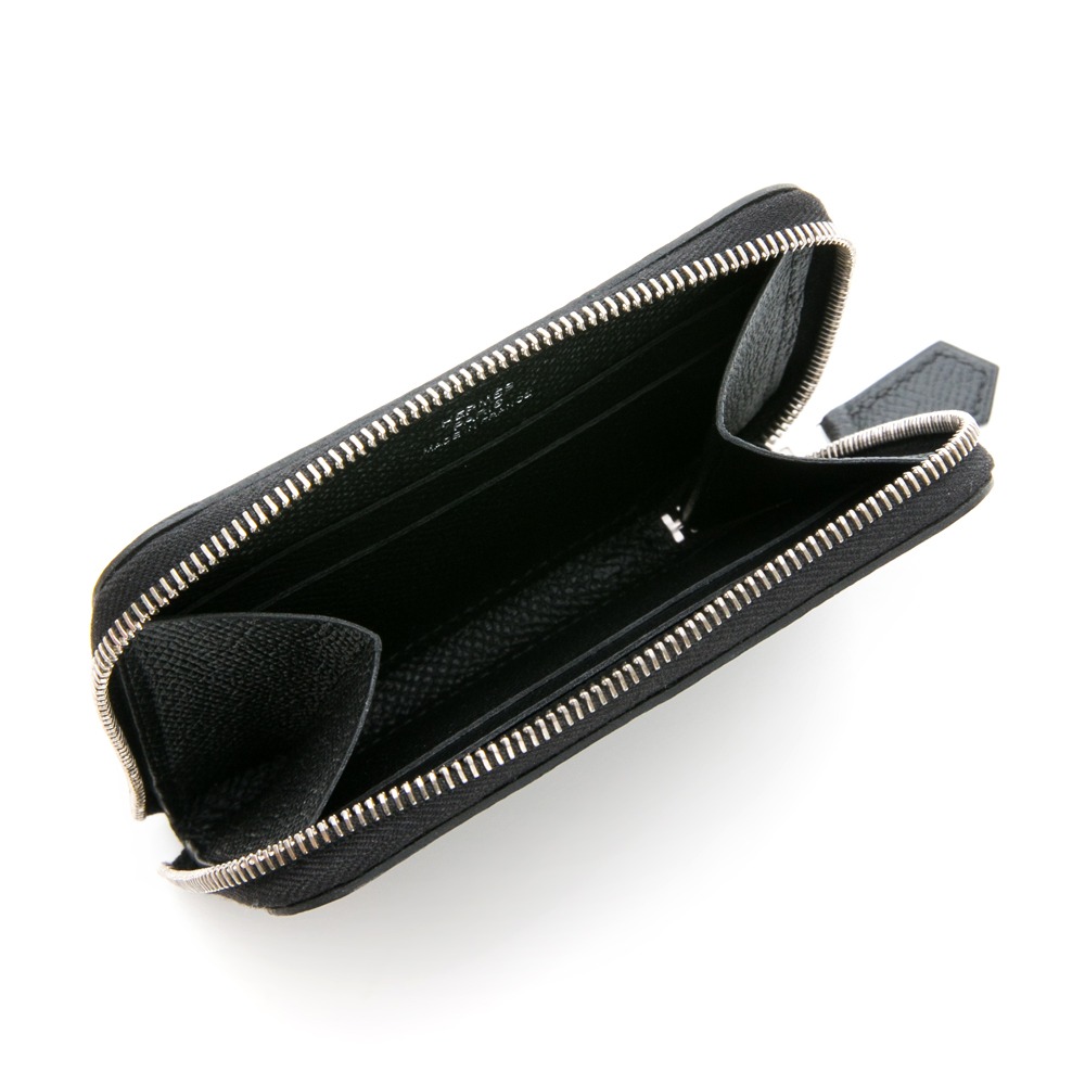 【HERMES 愛馬仕】 HERMES Azap 經典拉鍊短夾 (黑)   __DVSHOP 保證正貨 台灣現貨不用等-細節圖3