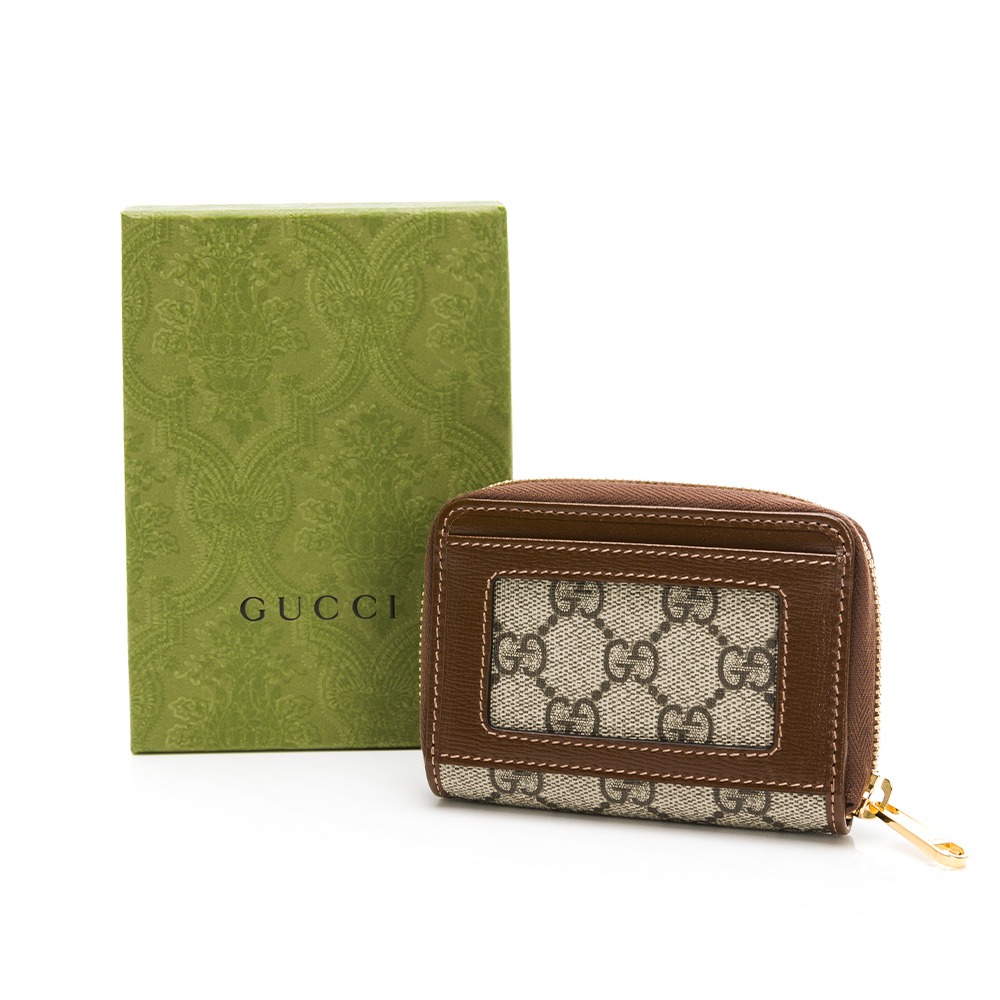 【GUCCI 古馳】 GUCCI 1955 ㄇ拉零錢包 (咖) __DVSHOP 保證正貨 台灣現貨不用等-細節圖2