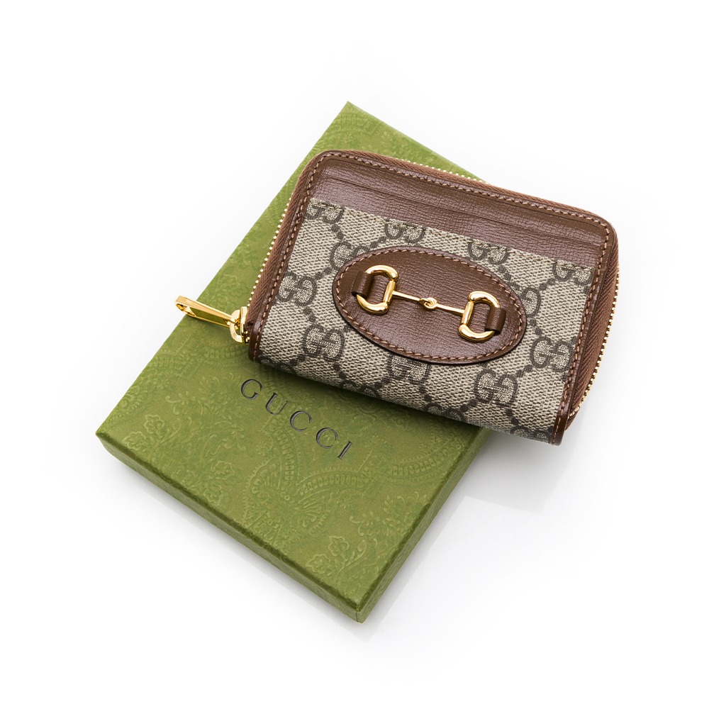 【GUCCI 古馳】 GUCCI 1955 ㄇ拉零錢包 (咖) __DVSHOP 保證正貨 台灣現貨不用等-細節圖3