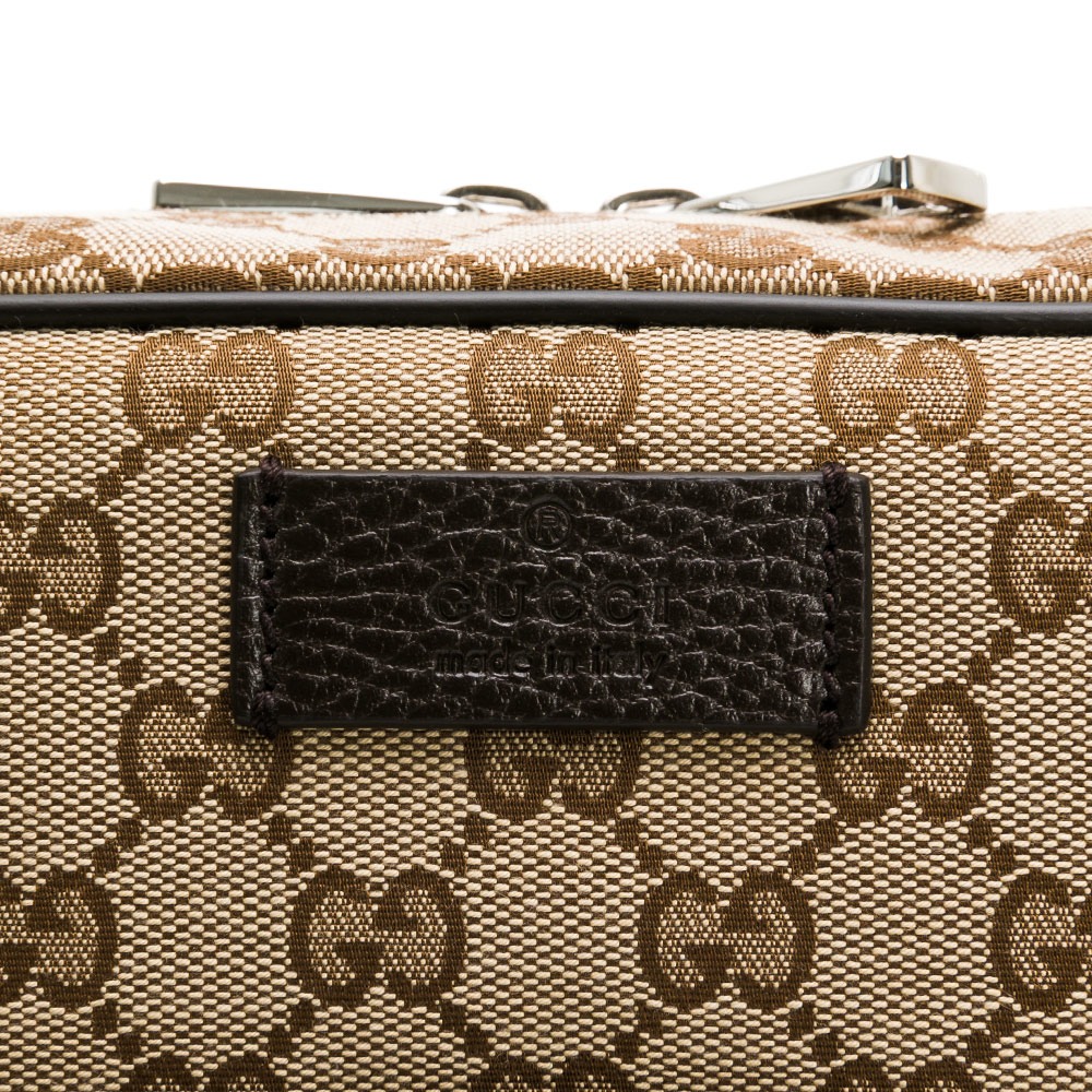 【GUCCI 古馳】 GUCCI 老花 拉鍊大方包斜背包  __DVSHOP 保證正貨 台灣現貨不用等-細節圖5