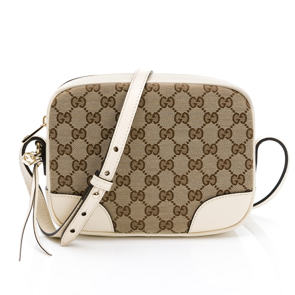 【GUCCI 古馳】 GUCCI 老花相機包 (白)  __DVSHOP 保證正貨 台灣現貨不用等-細節圖3