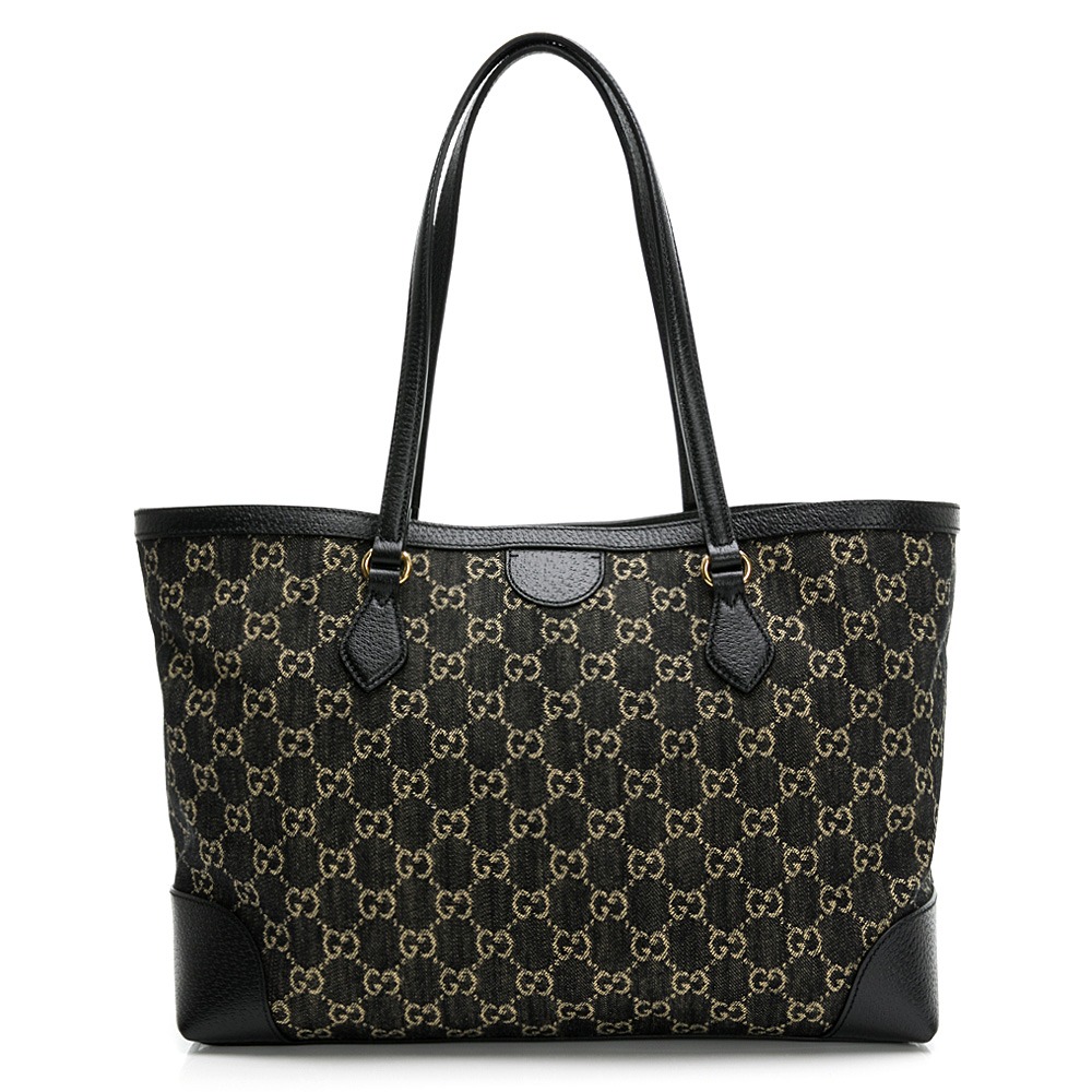 【GUCCI 古馳】 GUCCI 老花黑托特包  __DVSHOP 保證正貨 台灣現貨不用等-細節圖3