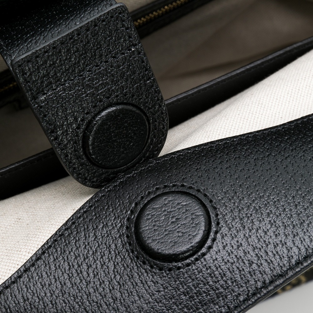 【GUCCI 古馳】 GUCCI 老花黑托特包  __DVSHOP 保證正貨 台灣現貨不用等-細節圖6