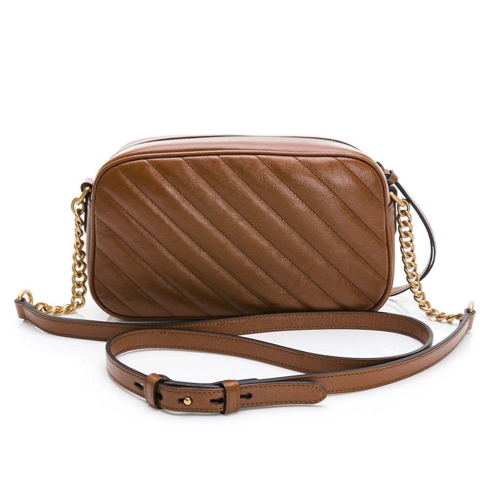 【GUCCI 古馳】 GUCCI MARMONT 斜紋相機包 [咖]  __DVSHOP 保證正貨 台灣現貨不用等-細節圖3