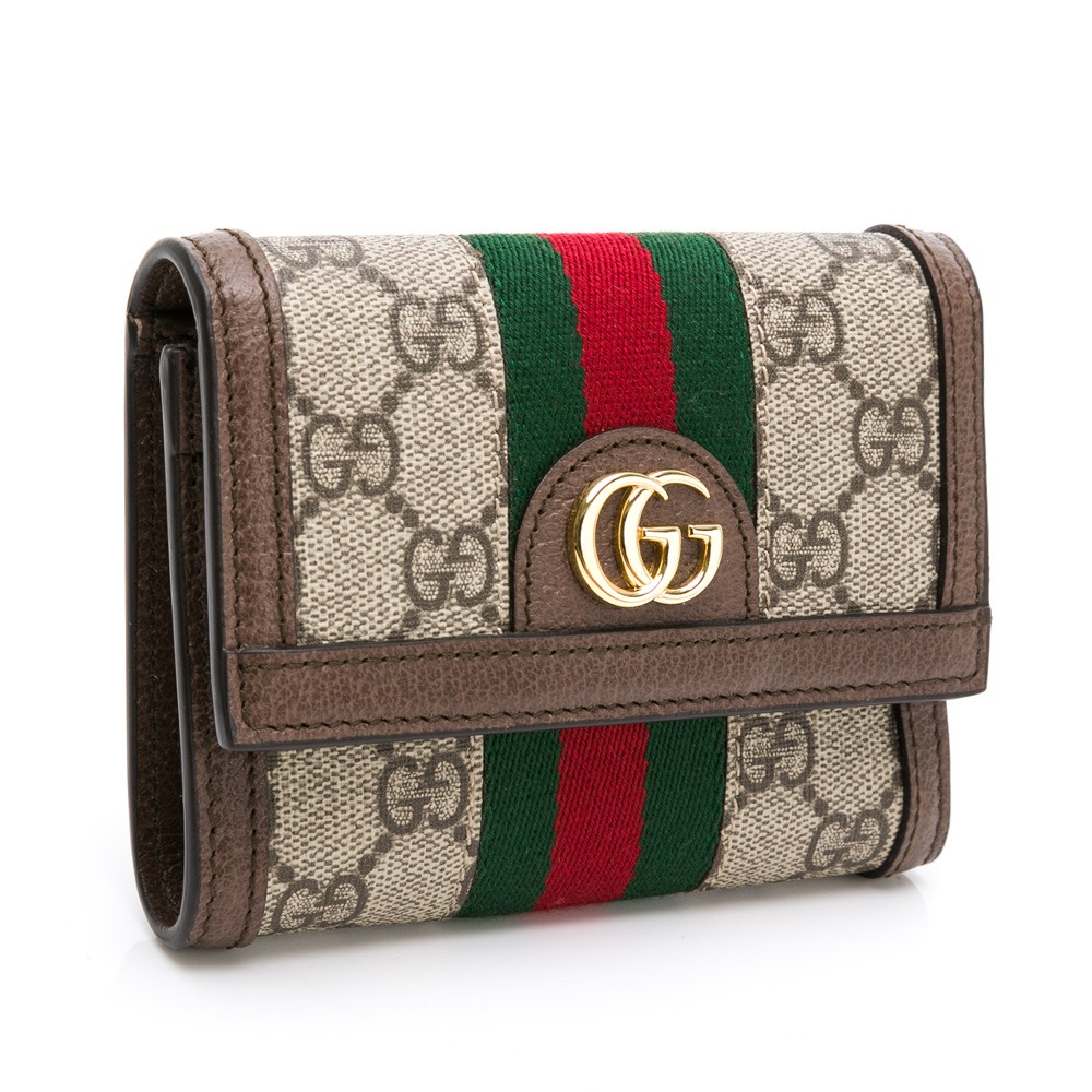 【GUCCI 古馳】 GUCCI Ophidia 三折拉鍊短夾  __DVSHOP 保證正貨 台灣現貨不用等-細節圖2
