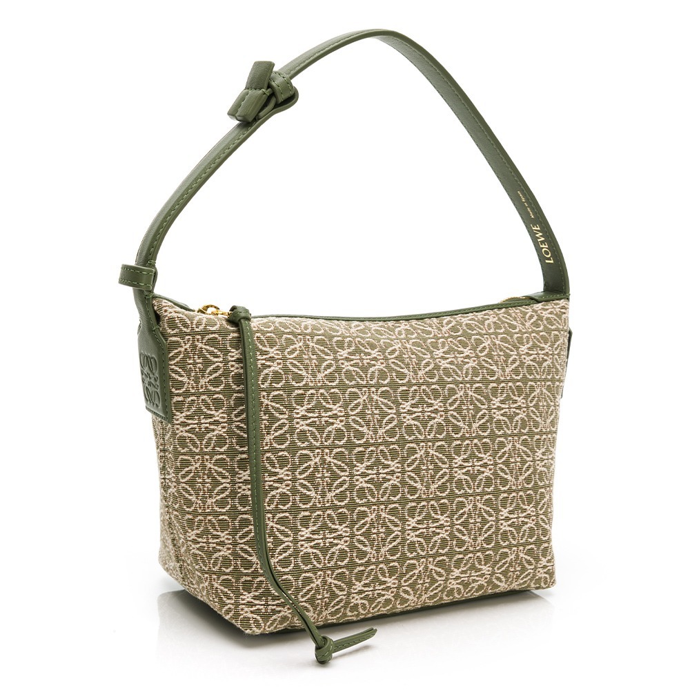 【LOEWE 羅威】 LOEWE提花小牛皮小號 Cubi Anagram 手袋   __DVSHOP 保證正貨 台灣現貨-細節圖5