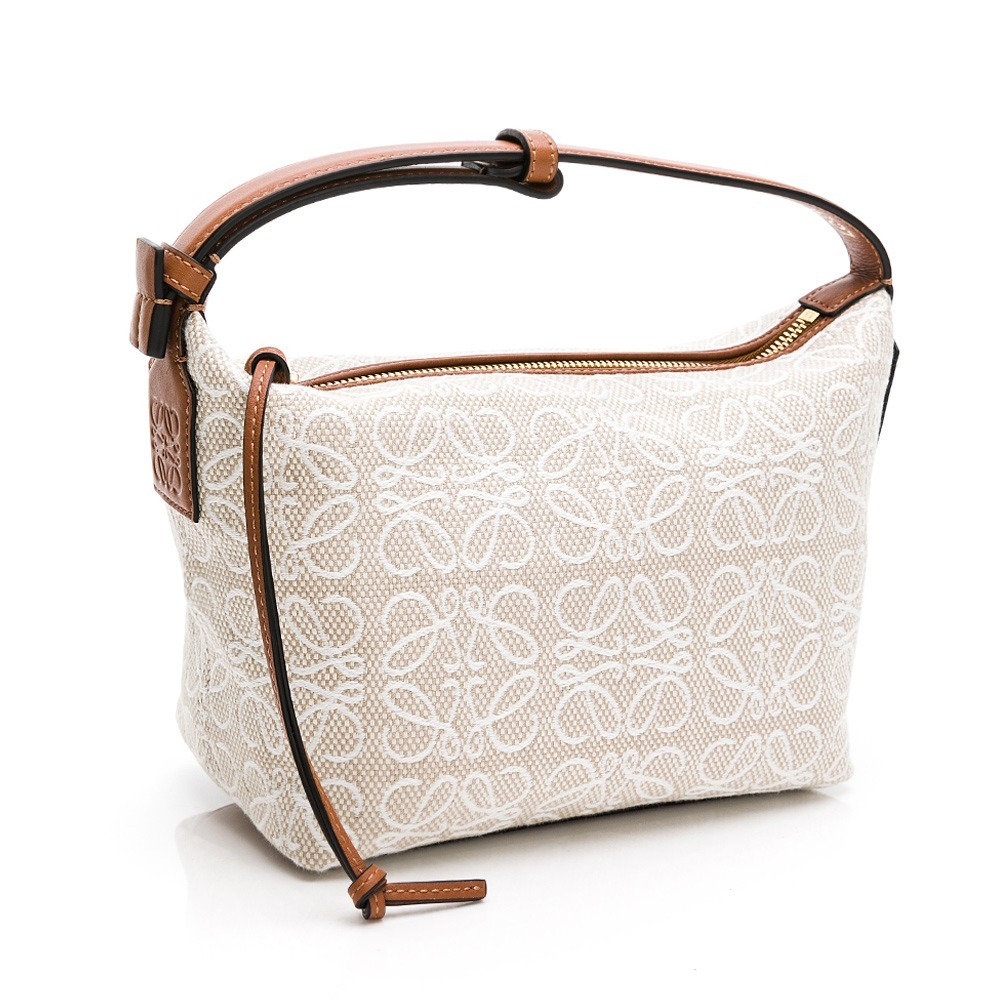 【LOEWE 羅威】 LOEWE提花小牛皮小號 Cubi Anagram 手袋   __DVSHOP 保證正貨 台灣現貨-細節圖9