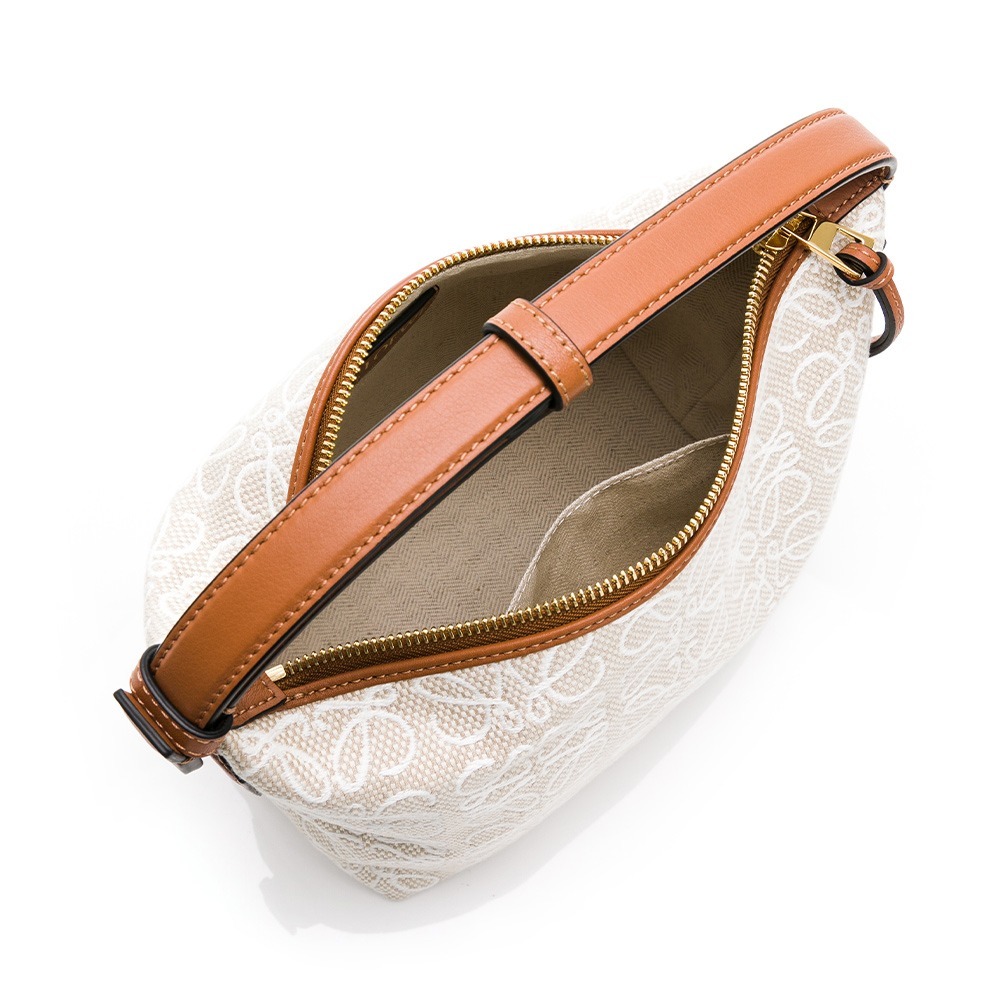 【LOEWE 羅威】 LOEWE提花小牛皮小號 Cubi Anagram 手袋   __DVSHOP 保證正貨 台灣現貨-細節圖10