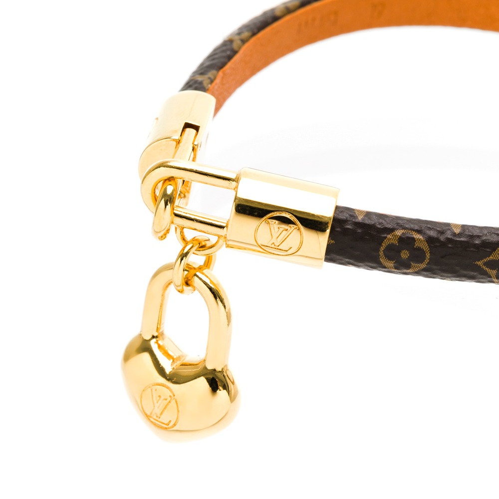 【LOUIS VUITTON 路易威登】 Louis Vuitton CRAZY IN LOCK BRACELET-細節圖2