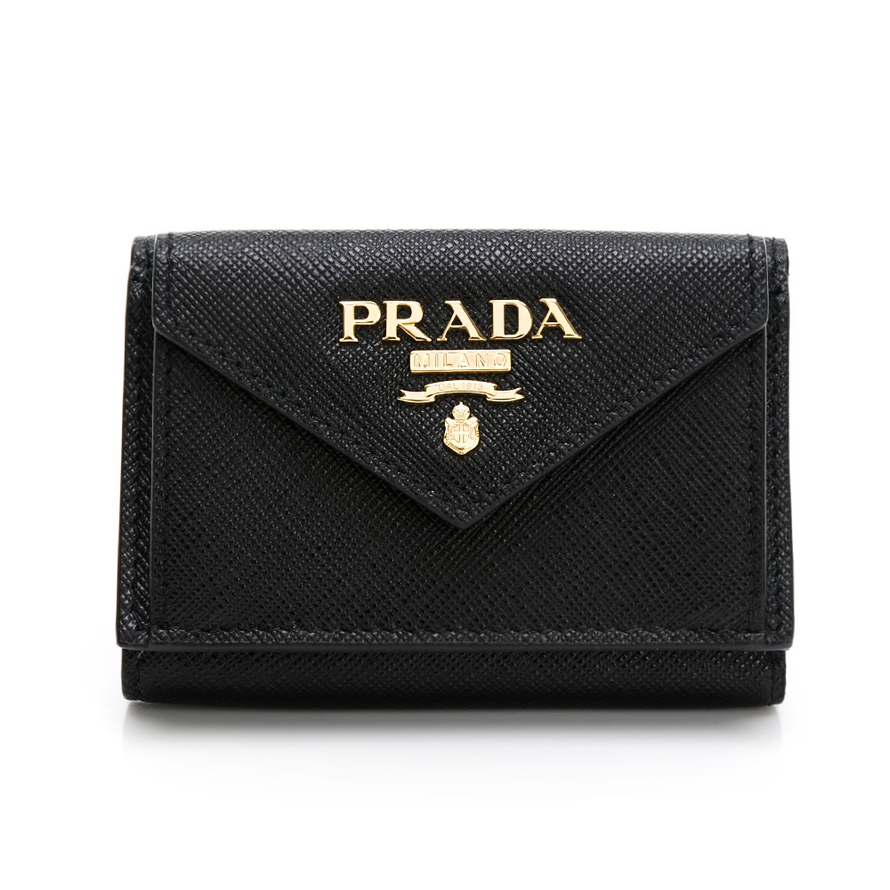 【PRADA 普拉達】 PRADA 迷你三折短夾  __DVSHOP 保證正貨 台灣現貨不用等-細節圖2