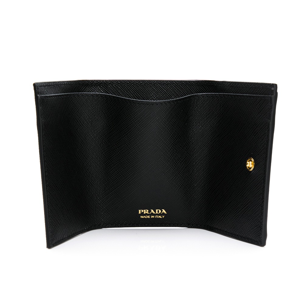 【PRADA 普拉達】 PRADA 迷你三折短夾  __DVSHOP 保證正貨 台灣現貨不用等-細節圖4