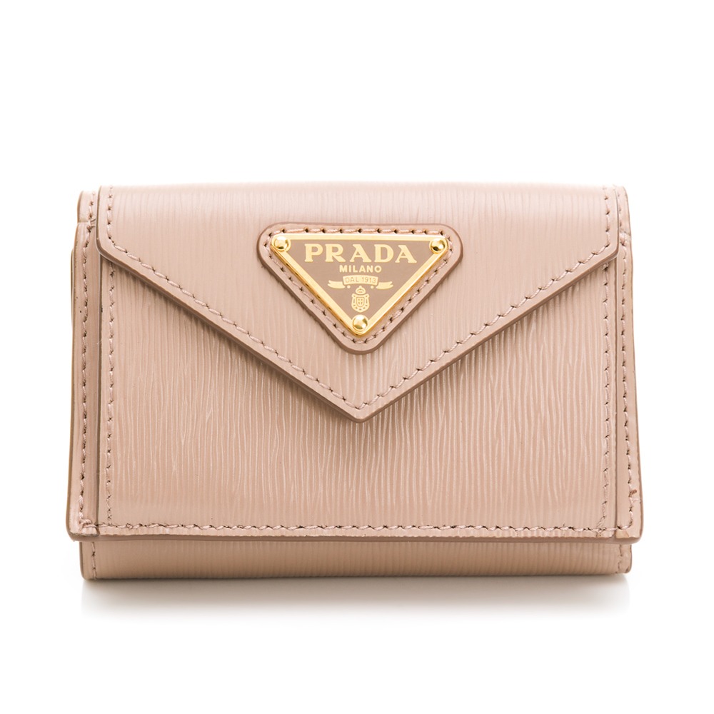 【PRADA 普拉達】 PRADA 迷你三折短夾  __DVSHOP 保證正貨 台灣現貨不用等-細節圖9