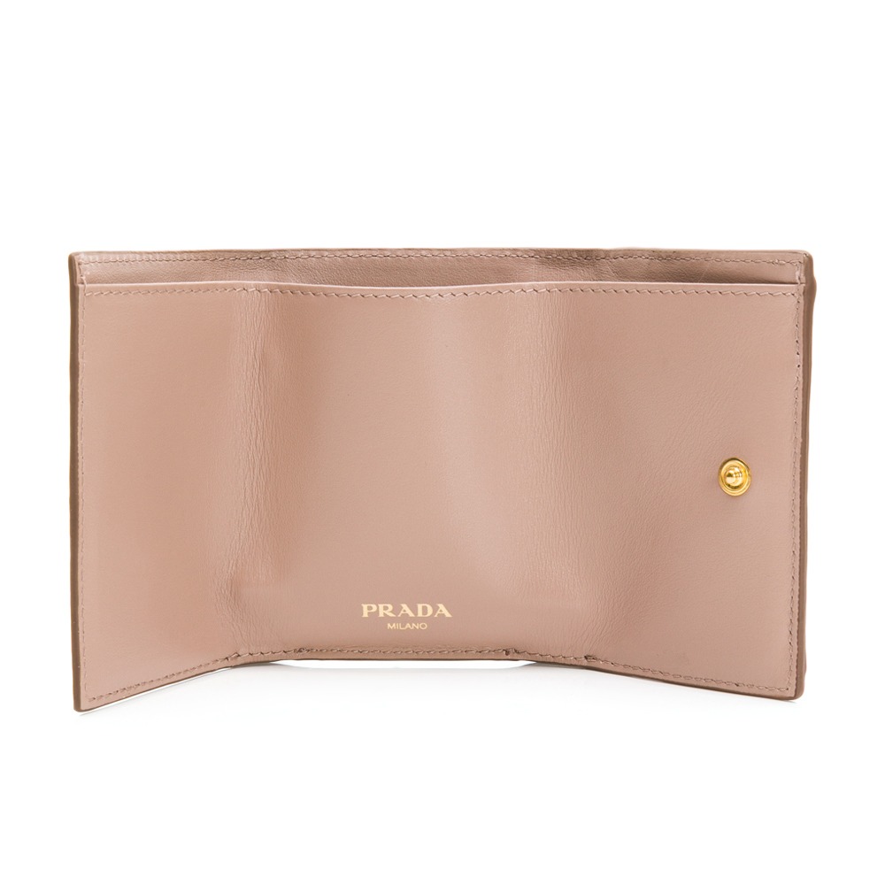 【PRADA 普拉達】 PRADA 迷你三折短夾  __DVSHOP 保證正貨 台灣現貨不用等-細節圖10
