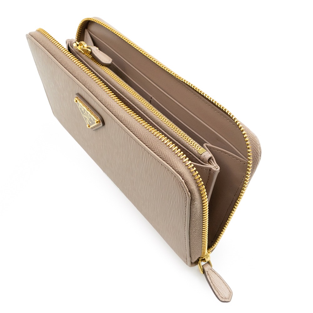 【PRADA 普拉達】 PRADA 拉鍊長夾   __DVSHOP 保證正貨 台灣現貨不用等-細節圖4