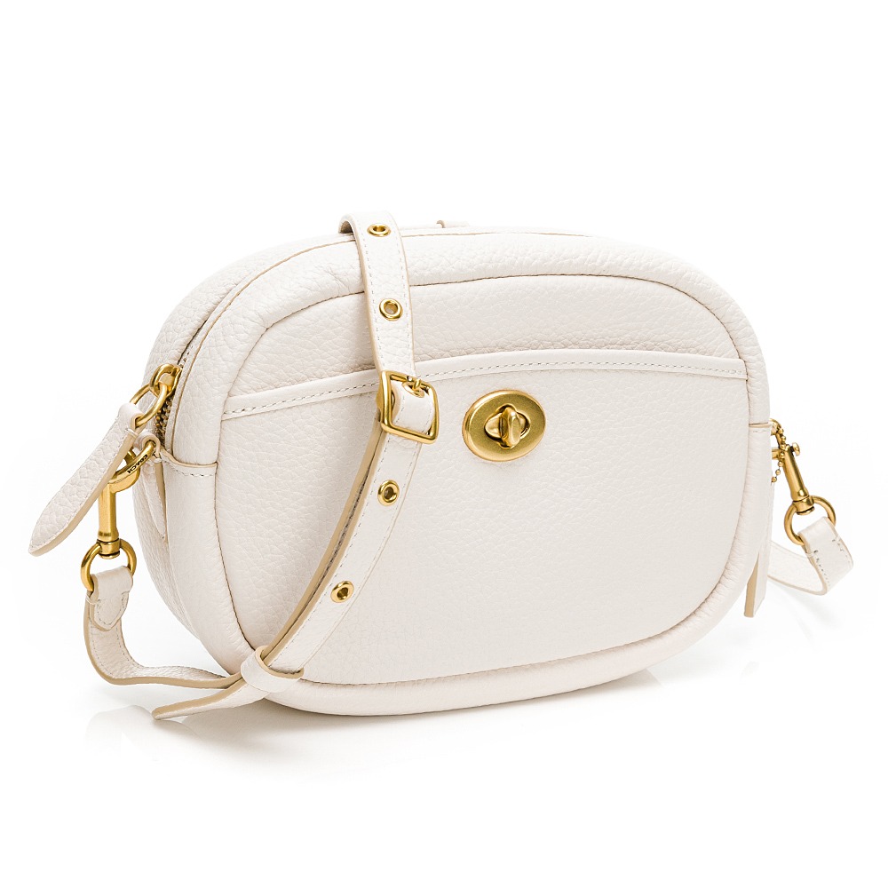【COACH 蔻馳】 COACH  Leather Camera Bag Leather Strap-細節圖2