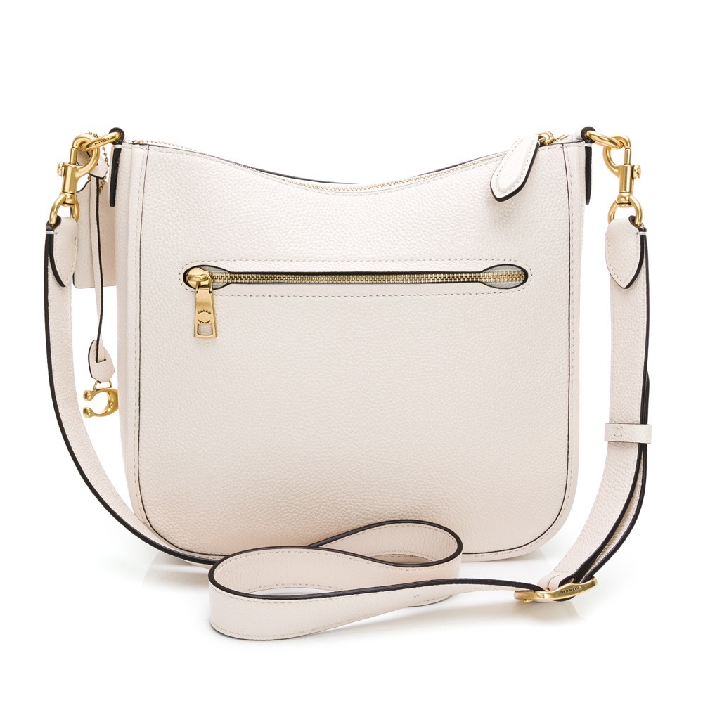 【COACH 蔻馳】 COACH  Polished Pebble Leather Chaise Crossbody-細節圖3