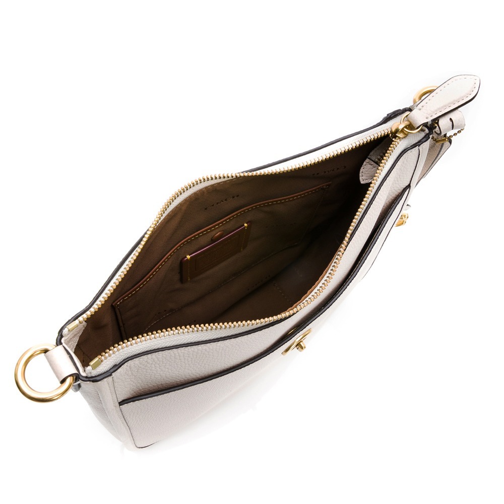 【COACH 蔻馳】 COACH  Polished Pebble Leather Chaise Crossbody-細節圖4