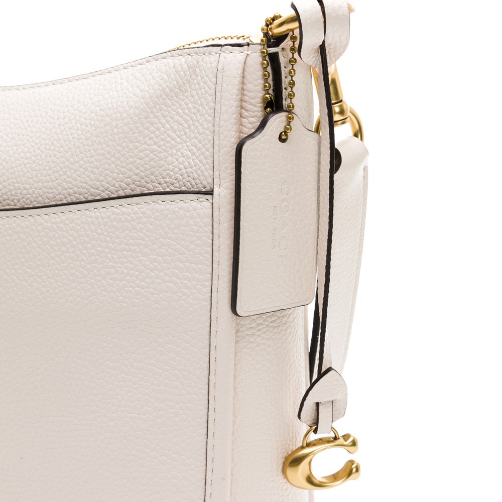 【COACH 蔻馳】 COACH  Polished Pebble Leather Chaise Crossbody-細節圖6