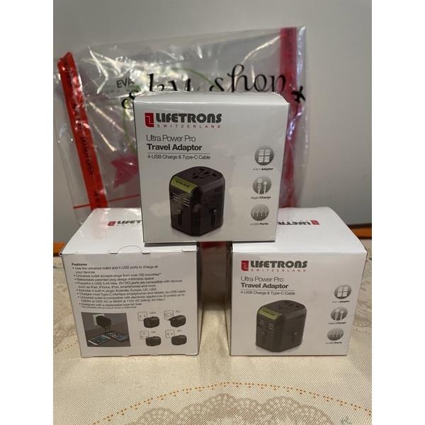 [代購 最快出貨 ]旅行插座 五USB輸出全球通用高效旅行插座(黑色已絕版/新版白色)-細節圖2