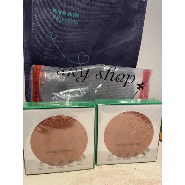 [聊聊現貨特價390]長榮航空皮革無線充電盤-細節圖3