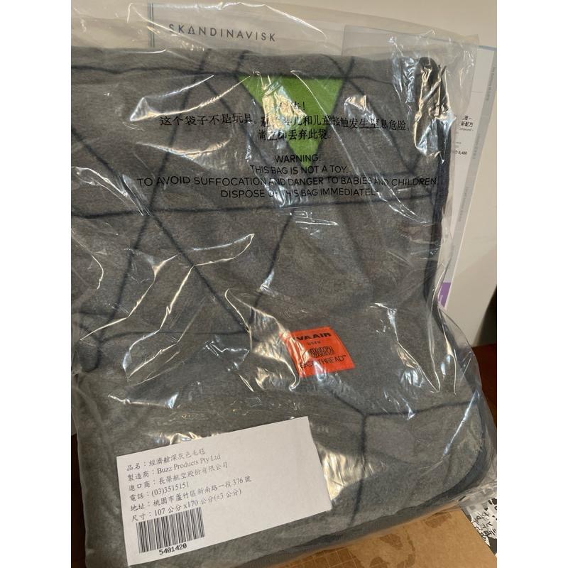 [全新現貨機上免稅品代購]長榮航空 經濟艙深灰色毛毯-細節圖2