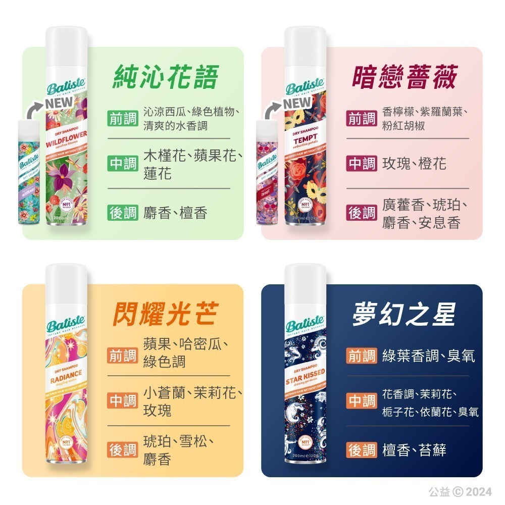 【Batiste芭緹絲 官方直營】乾洗髮200ml(任選)-細節圖4