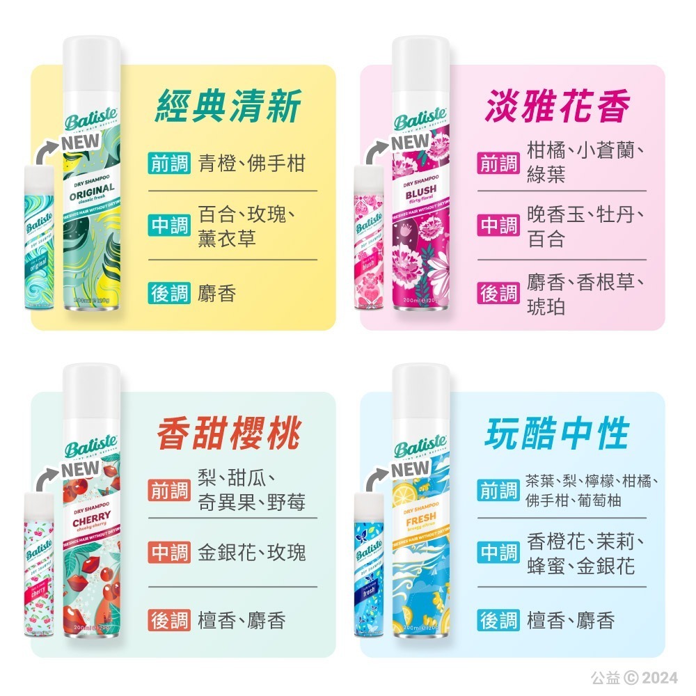 【Batiste芭緹絲 官方直營】乾洗髮200ml(任選)-細節圖2