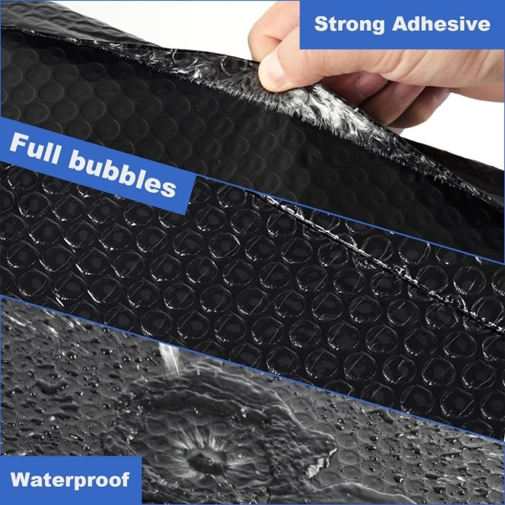 防震破壞袋 自黏氣泡袋 信封袋 材料包裝袋 寄貨袋 防水防撞防摔袋 黑色快遞袋 物流泡沫袋 飾品袋 郵寄保護泡泡袋 現貨-細節圖9