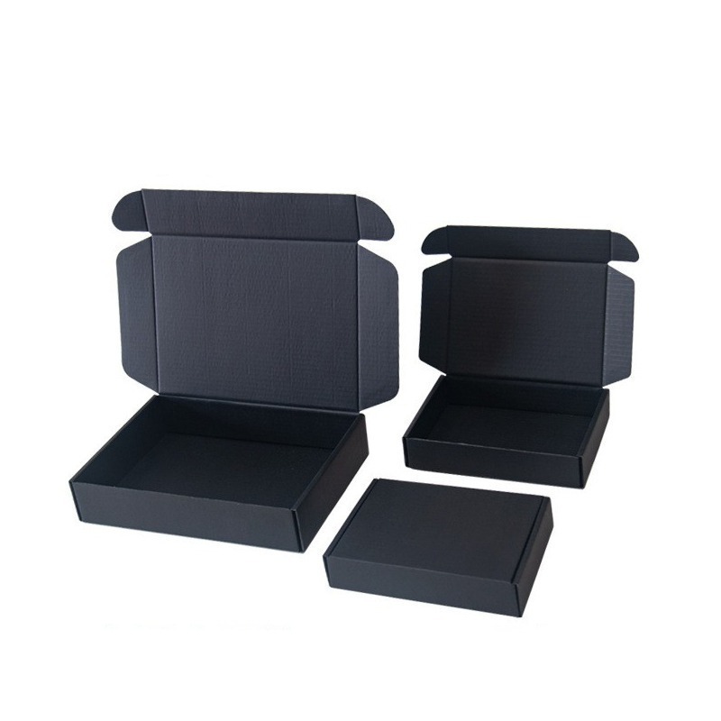 快遞盒 宅配盒 特硬雙面黑色飛機盒【現貨】自封盒 大紙箱 飾品盒 包裝材料紙盒 寄件 出貨 郵寄 彩色紙盒-細節圖6