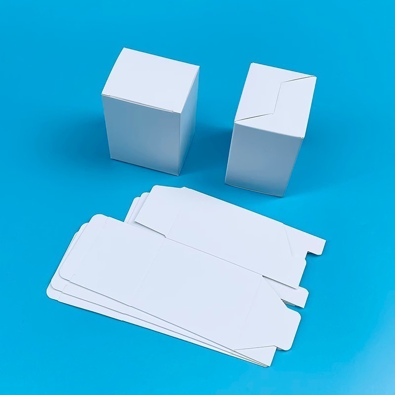 雙插口紙盒 白卡紙盒 出貨盒 包裝盒 無印紙盒 材料盒【現貨】素面紙盒 禮物盒 寄件盒 扣底盒 用品飾品紙盒-細節圖10