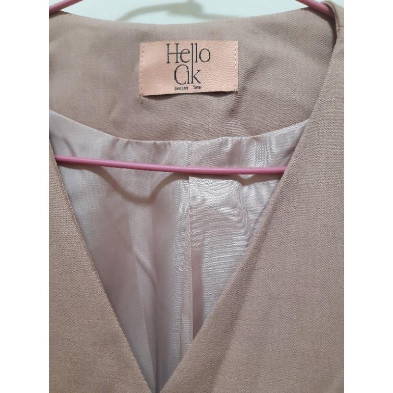 hello ck 外套  無領子-細節圖2