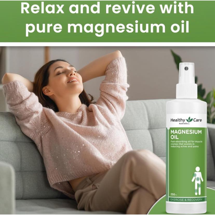 [預購] 🇦🇺 澳洲代購 - Healthy Care 鎂油 澳洲鎂油 純美油 鎂噴霧 (250ml)-細節圖7