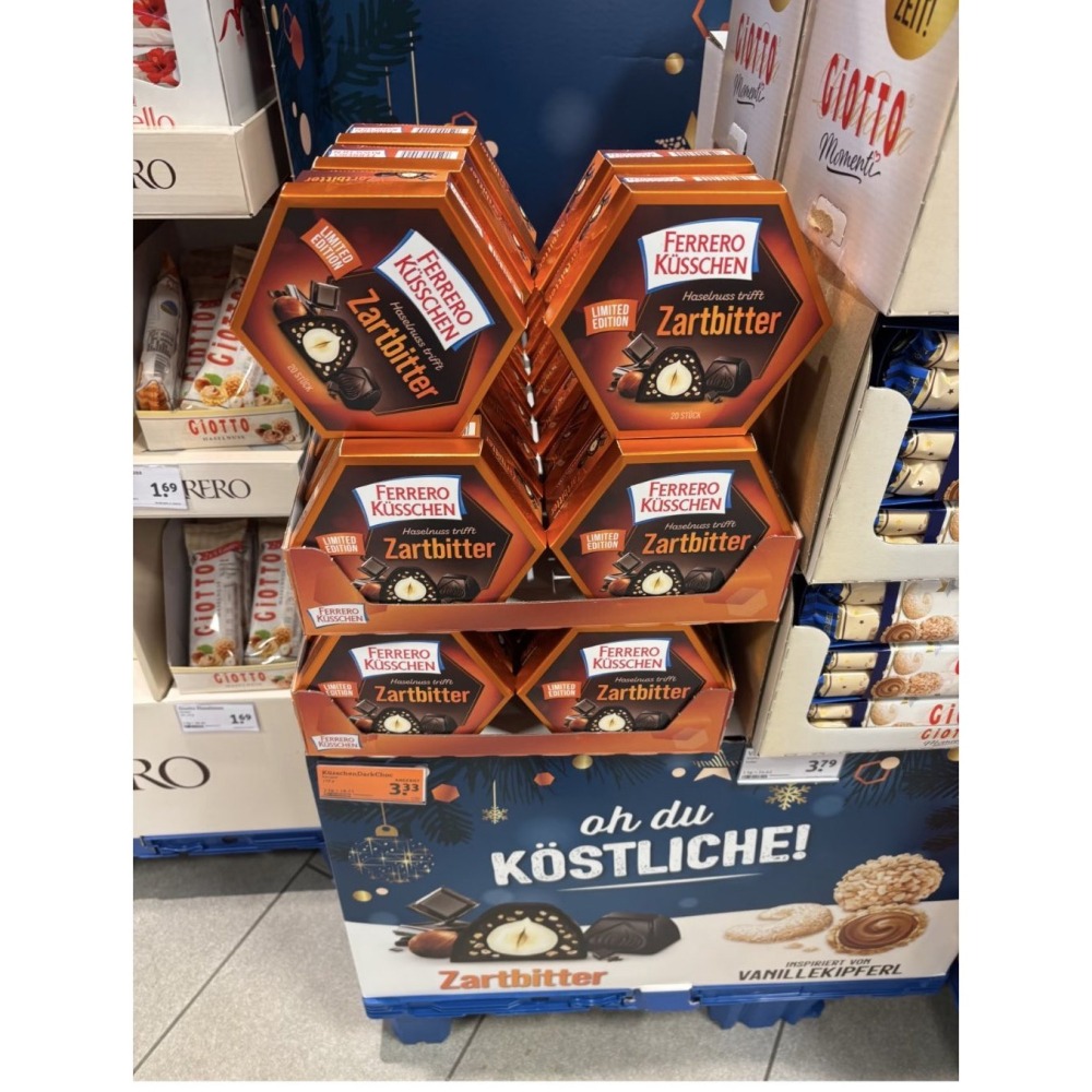 🇩🇪德國代購 - Ferrero 費列羅榛果黑巧克力禮盒 黑巧克力禮盒 聖誕禮物 德國伴手禮 餅乾禮盒 （20顆）-細節圖7