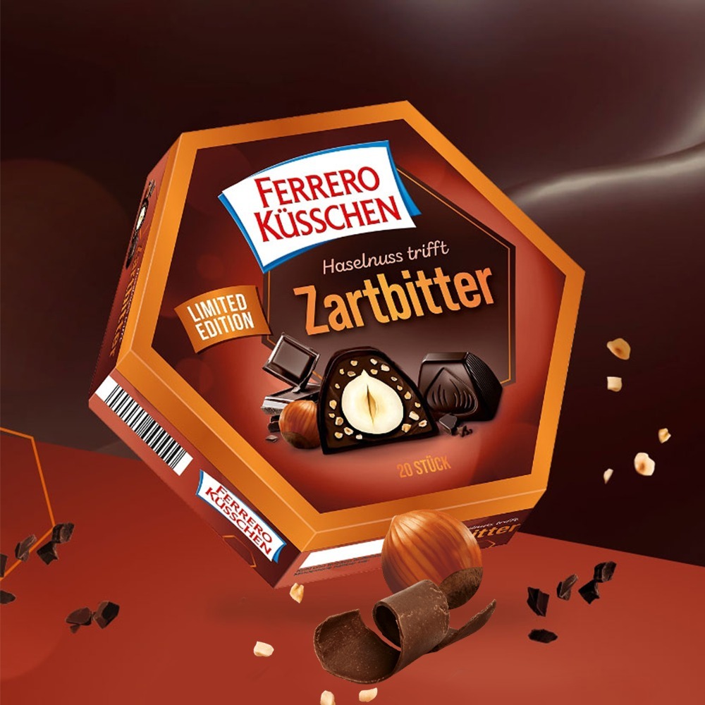 🇩🇪德國代購 - Ferrero 費列羅榛果黑巧克力禮盒 黑巧克力禮盒 聖誕禮物 德國伴手禮 餅乾禮盒 （20顆）-細節圖9
