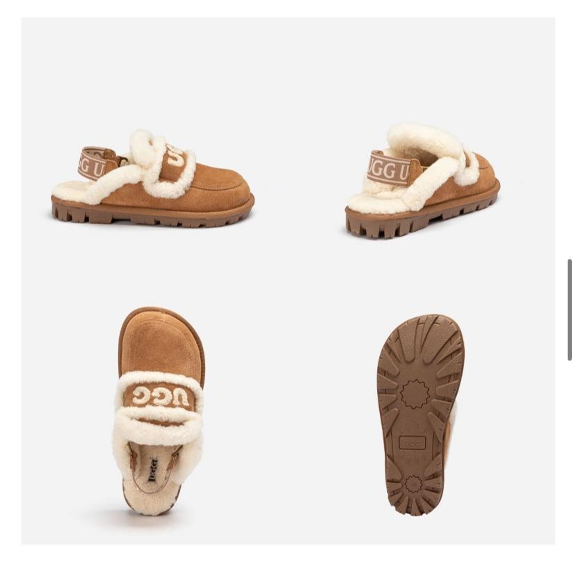 🇦🇺澳洲代購-OZWEAR UGG 平底胖丁毛毛拖 羊毛胖丁拖鞋 毛毛拖 UGG羊毛拖鞋 UGG代購-細節圖7