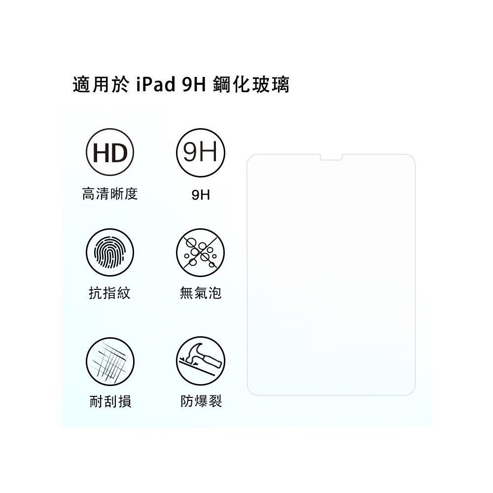【YING XU】超好貼 iPad 專用9H玻璃保護貼-細節圖7