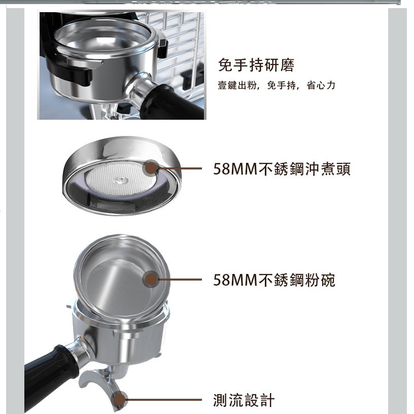 EMPSTORM EM-21M 半自動全功能義式咖啡機-細節圖9
