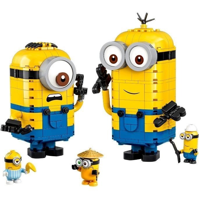 【亞當與麥斯】LEGO 75551 Brick-Built Minions and Their Lair^-細節圖2