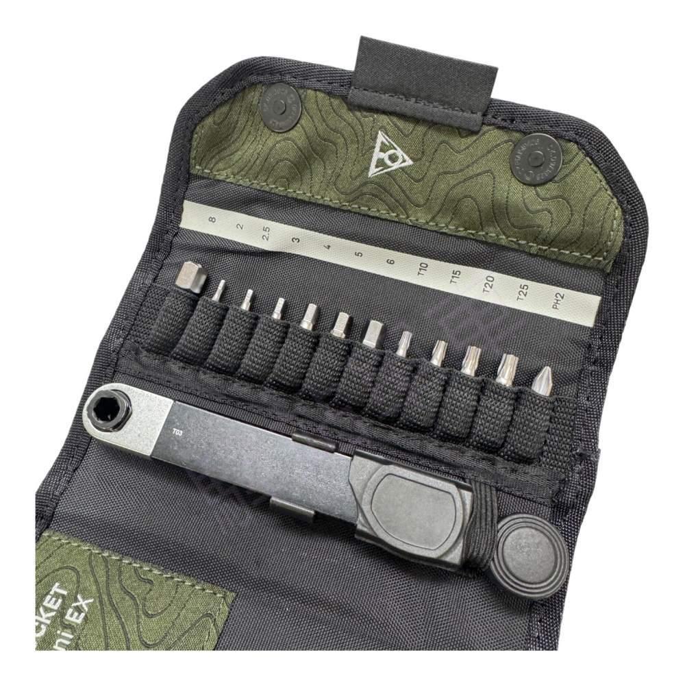 Topeak 扭力棘輪工具包套組,Torq Rocket mini EX  簡潔、便利攜帶使用的扭力扳手 維修組裝必備-細節圖2