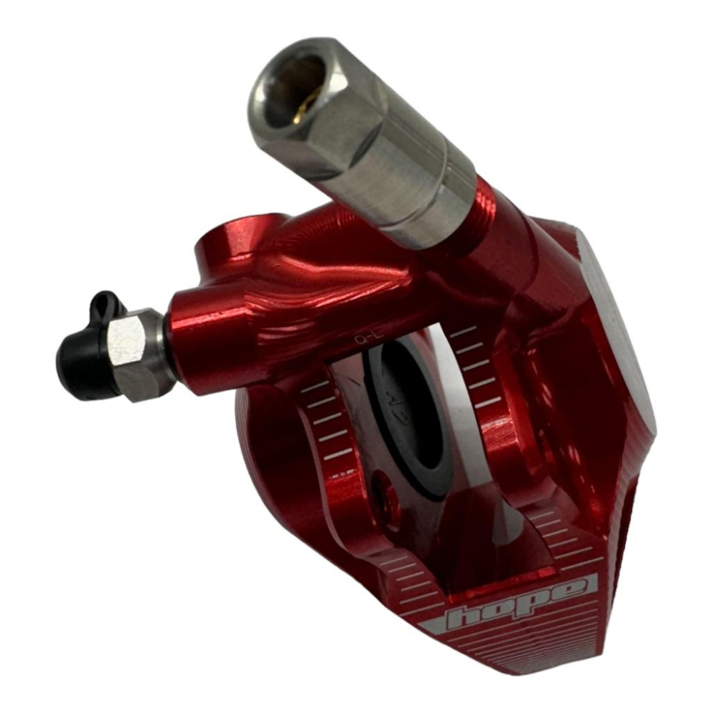 HOPE X2 FLAT MOUNT  二活塞油壓碟煞卡鉗DOT 礦物油版本 直瑣式卡鉗 一車份-細節圖5