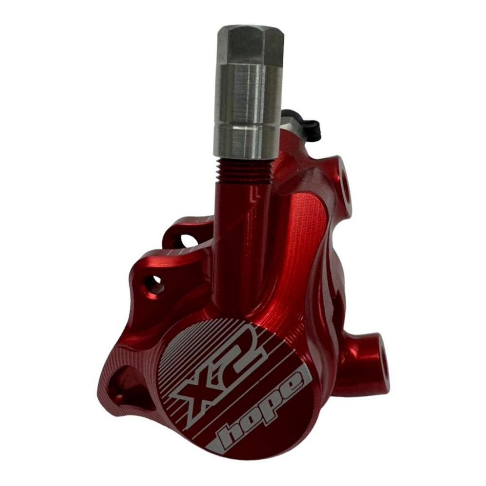 HOPE X2 FLAT MOUNT  二活塞油壓碟煞卡鉗DOT 礦物油版本 直瑣式卡鉗 一車份-細節圖6