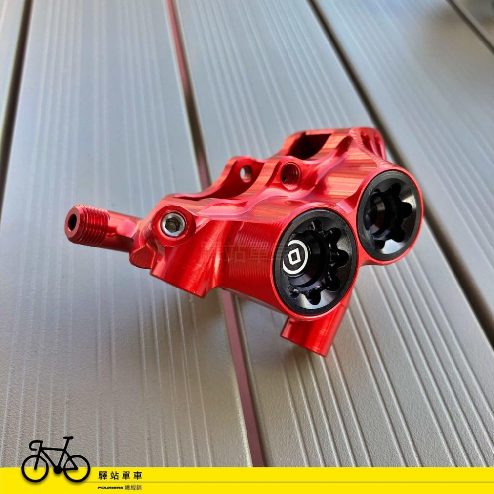 HOPE RX4 FLAT MOUNT SHIMANO 四活塞油壓碟煞卡鉗 礦物油版本 直瑣式卡鉗 黑色-細節圖3