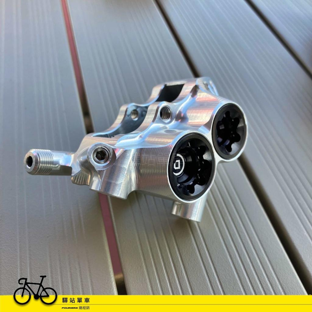 HOPE RX4 FLAT MOUNT SHIMANO 四活塞油壓碟煞卡鉗 礦物油版本 直瑣式卡鉗 黑色-細節圖4