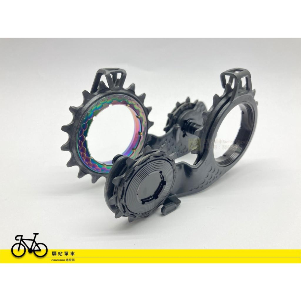 absoluteBLACK carbon hollowcage 加大導輪組 適用SHIMANO系統 特殊 xring設計-細節圖6