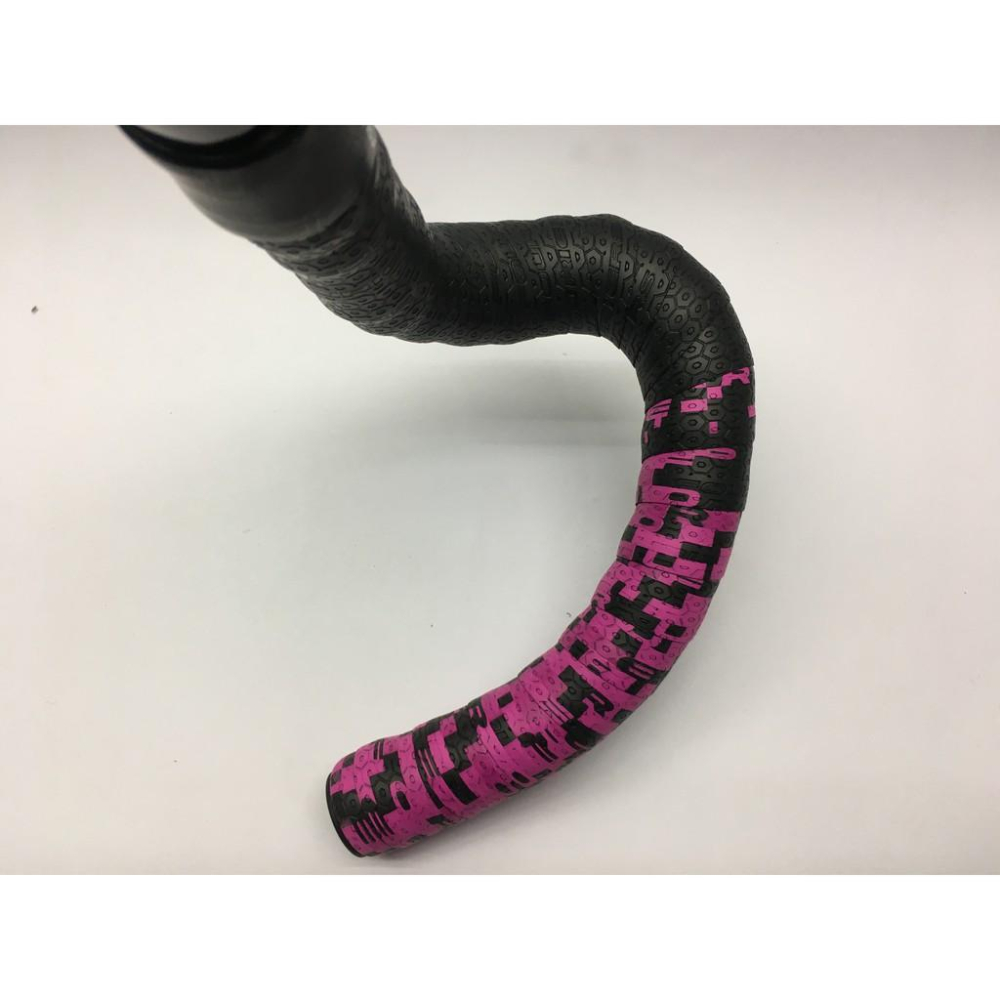 FOURIERS 經銷商BP-S005-DC30-1-01雙色車手帶  黑色/紫色  雙色漸層把手帶-細節圖3