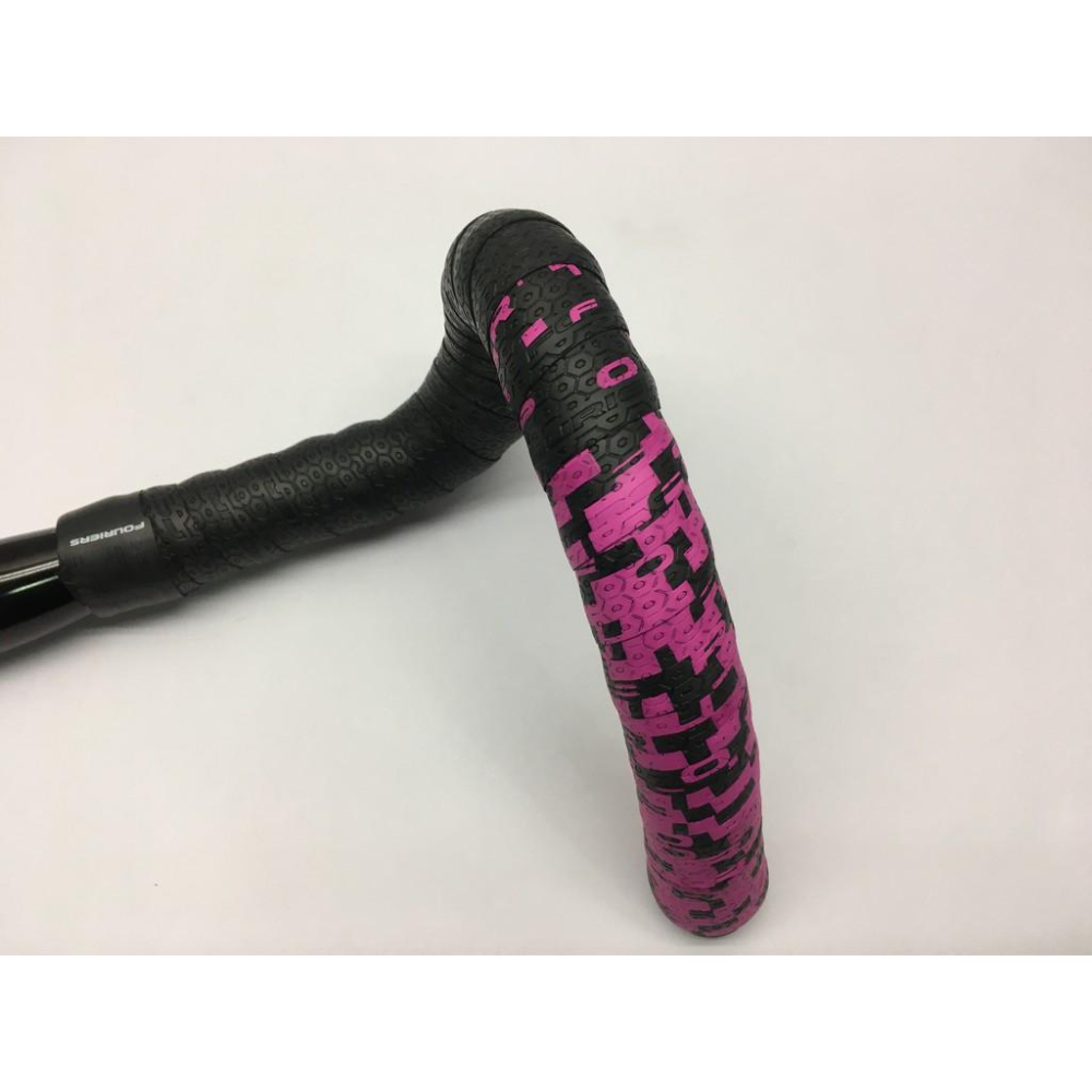 FOURIERS 經銷商BP-S005-DC30-1-01雙色車手帶  黑色/紫色  雙色漸層把手帶-細節圖4